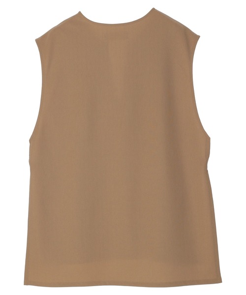 Green　Parks（グリーンパークス）の「キーネックカットベスト（ベスト・レディース・ブラック/ベージュ・FREE）」の22枚目の写真