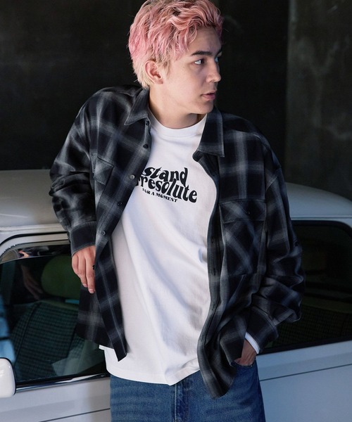 PBLIM（ページボーイリム）の「PBLIM/オンブレチェックシャツ（シャツ/ブラウス・レディース・ブルー系その他/ブラック系その他・FREE）」の16枚目の写真