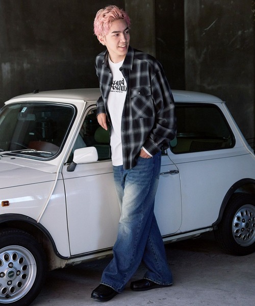 PBLIM（ページボーイリム）の「PBLIM/オンブレチェックシャツ（シャツ/ブラウス・レディース・ブルー系その他/ブラック系その他・FREE）」の18枚目の写真