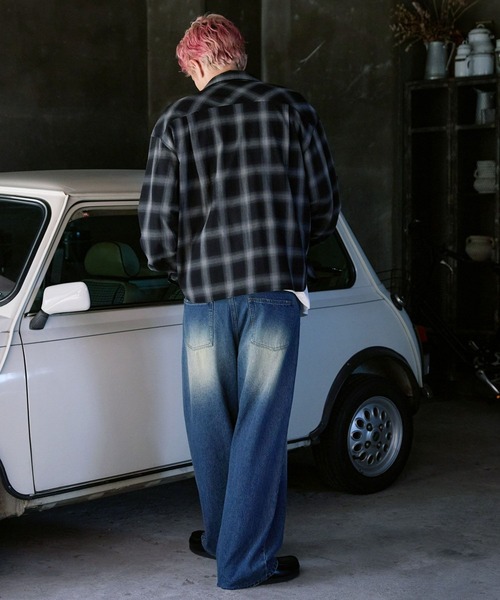 PBLIM（ページボーイリム）の「PBLIM/オンブレチェックシャツ（シャツ/ブラウス・レディース・ブルー系その他/ブラック系その他・FREE）」の19枚目の写真