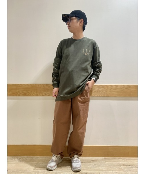 GAP（ギャップ）の「ヘビーウェイト GAPロゴTシャツ(ユニセックス)（T