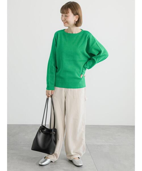 Lugnoncure（ルノンキュール）の「起毛ペインターパンツ（その他パンツ・レディース・ピンク/ダークブラウン/ベージュ・F）」の7枚目の写真