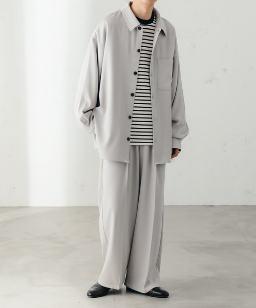 epnok（エプノック）の「スラックス（スラックス・メンズ・グレイッシュブルー・SMALL）」の2枚目の写真