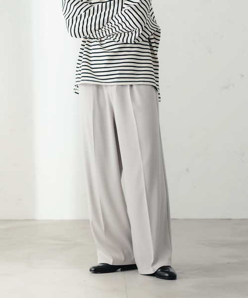 epnok（エプノック）の「スラックス（スラックス・メンズ・グレイッシュブルー・SMALL）」の4枚目の写真