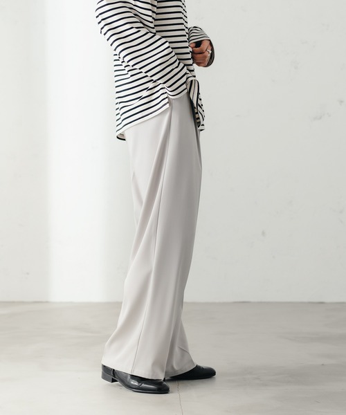 epnok（エプノック）の「スラックス（スラックス・メンズ・グレイッシュブルー・SMALL）」の5枚目の写真