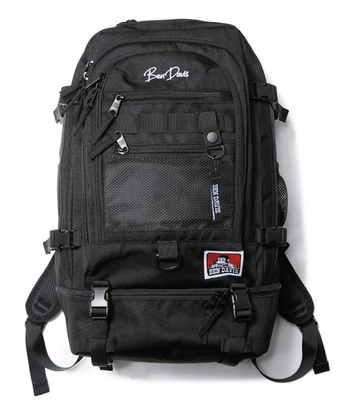 BEN DAVIS(ベンデイビス)の「《BEN DAVIS》SUB POCKET BACKPACK(バックパック/リュック・メンズ・ブラック×レッド/ブラック×ホワイト/ブラック×グリーン・FREE)」の7枚目の写真