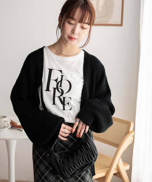 WEGO（ウィゴー）の「WEGO/アソートロゴロンT（Tシャツ/カットソー・レディース・ブラック/ホワイト/オフホワイト・FREE）」の8枚目の写真