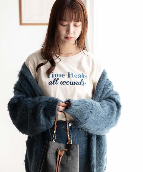 WEGO（ウィゴー）の「WEGO/アソートロゴロンT（Tシャツ/カットソー・レディース・ブラック/ホワイト/オフホワイト・FREE）」の12枚目の写真