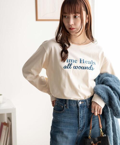 WEGO（ウィゴー）の「WEGO/アソートロゴロンT（Tシャツ/カットソー・レディース・ブラック/ホワイト/オフホワイト・FREE）」の10枚目の写真