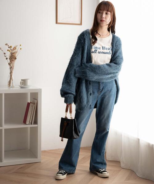 WEGO（ウィゴー）の「WEGO/アソートロゴロンT（Tシャツ/カットソー・レディース・ブラック/ホワイト/オフホワイト・FREE）」の13枚目の写真