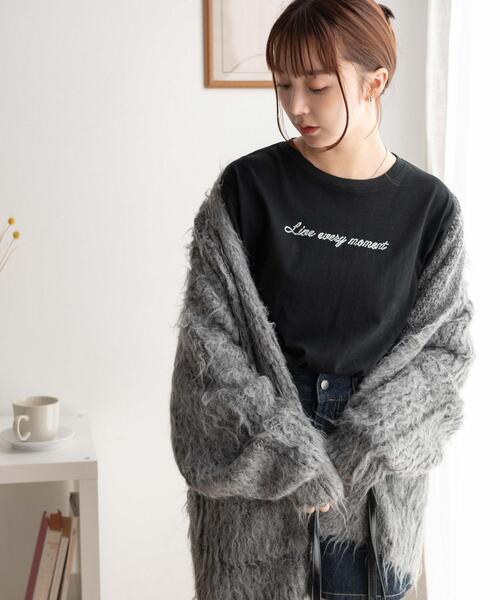 WEGO（ウィゴー）の「WEGO/アソートロゴロンT（Tシャツ/カットソー・レディース・ブラック/ホワイト/オフホワイト・FREE）」の15枚目の写真