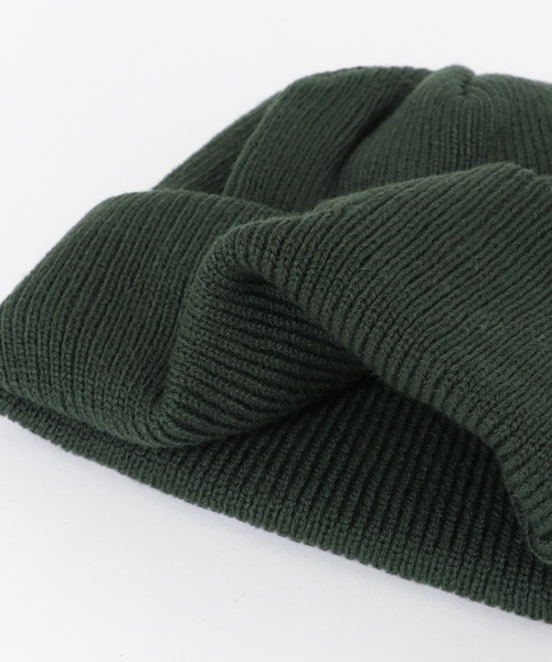 SENSE OF PLACE by URBAN RESEARCH（センスオブプレイスバイアーバンリサーチ）の「『別注』TeddyBear×SENSE OF PLACE　テディベアリブロールワッチ（ニットキャップ/ビーニー・メンズ・グリーン/ブラック/ライトベージュ・ONE）」の8枚目の写真