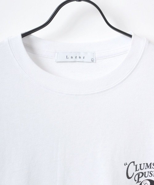 Lazar（ラザル）の「Lazar 別注 Ball ＆ Dice Tee/オーバーサイズ ストリート ワンポイント刺繍 バックプリント ロングスリーブTシャツ/ロンT/レディース メンズ（Tシャツ/カットソー・メンズ・ブラック系その他/ホワイト系その他2/ブラック系その他3/ブラック/ブラック系その他2/ホワイト系その他/ホワイト系その他3/ホワイト/ホワイト系その他4/ブラック系その他5/ホワイト系その他5/ホワイト系その他6/ブラック系その他4/ブラック系その他6・M/L/LL）」の15枚目の写真
