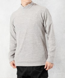 TopIsm | カチオン染めフリース モックネック カットソー(ニット/セーター)