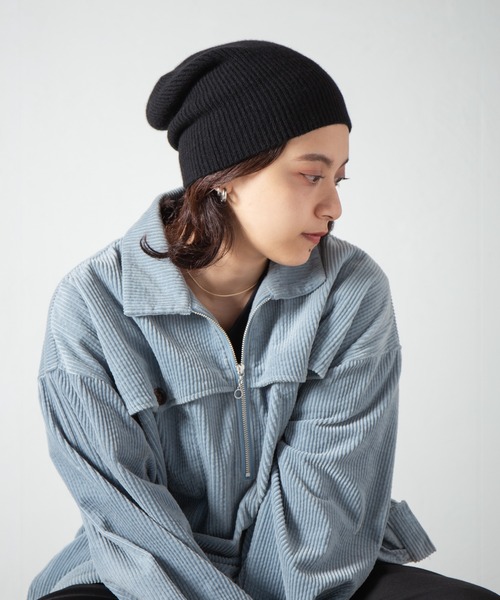 Cashmere / Silk Blend Wool Knit Watch / カシミヤシルク混ウール