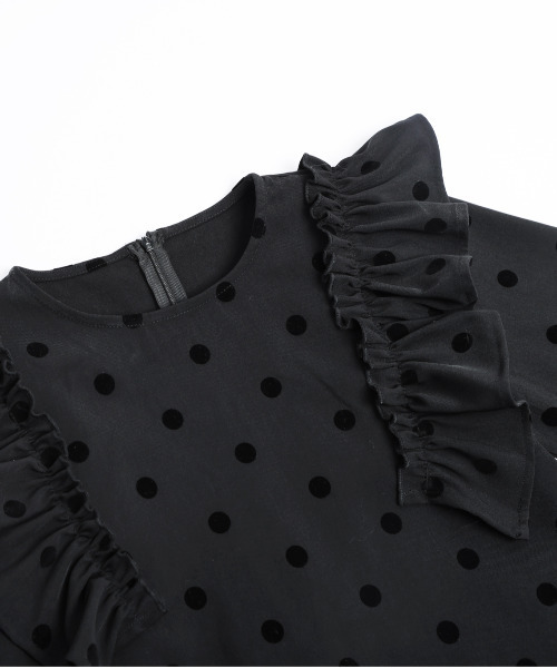 SUGAR BISKET（シュガービスケット）の「フロッキー加工セットアップ（セットアップ・レディース・ブラック/ブラック系その他・M/L）」の3枚目の写真