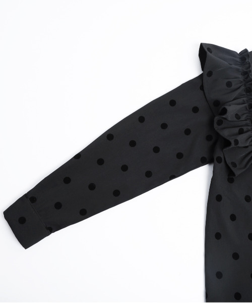 SUGAR BISKET（シュガービスケット）の「フロッキー加工セットアップ（セットアップ・レディース・ブラック/ブラック系その他・M/L）」の8枚目の写真