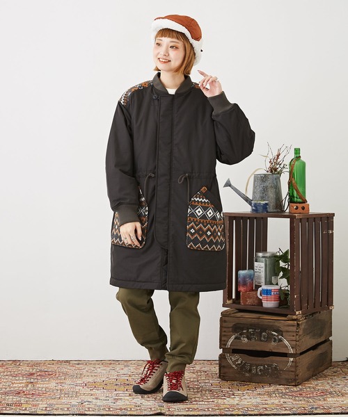 CUBE SUGAR(キューブシュガー)の「無地裏ボアフライトキャップ(キャップ・レディース・ブラウン/ブラック/アイボリー・M)」の9枚目の写真
