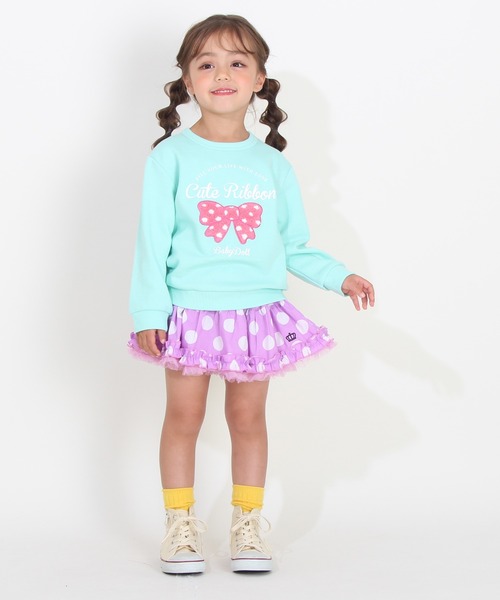 BABYDOLL（ベビードール）の「サガラトレーナー 8751K（スウェット・キッズ・チェリーピンク/マスタード/ベージュ/レッド/ブラック/チャコールグレー/パープル/オレンジ/アッシュグレー/ブルー/ネイビー/ライトグリーン系1・120cm/130cm/100cm/110cm/90cm）」の18枚目の写真