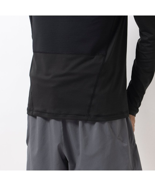 Reebok(リーボック)の「TW+グラフェン ロングスリーブTシャツ / TW+GRAPHENE LS(Tシャツ/カットソー・メンズ・カーキブラウン/ブラック・X-SMALL/XX-LARGE/SMALL/X-LARGE/MEDIUM/LARGE)」の9枚目の写真