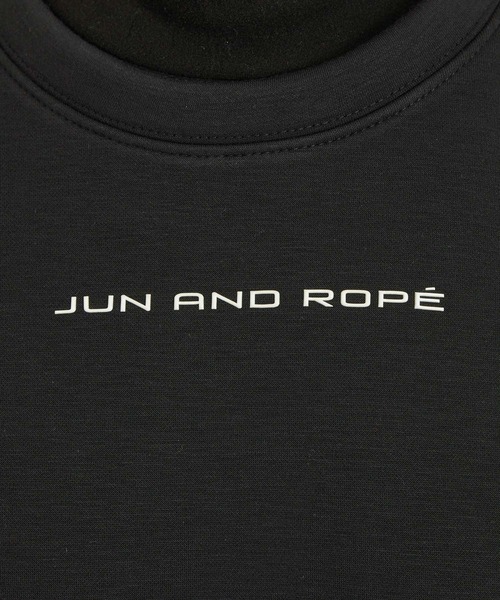JUN&ROPE'(ジュンアンドロペ)の「【保温】シルキータッチ裏ボア配色プルオーバー(Tシャツ/カットソー・レディース・ブラック/ベージュ/ホワイト・M/L/S)」の16枚目の写真