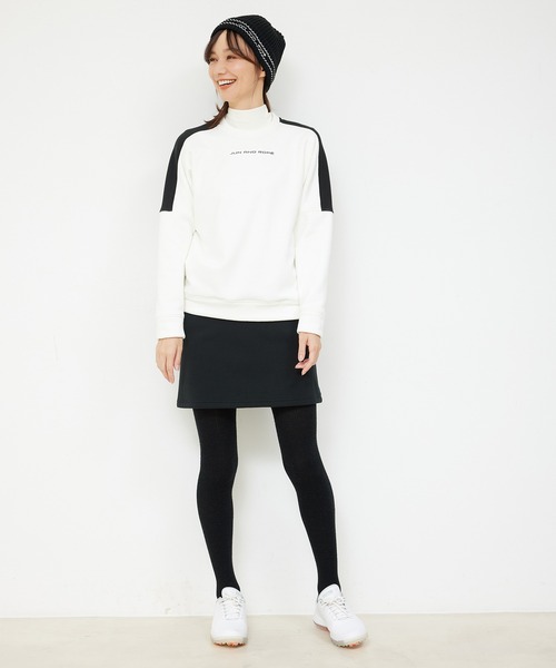 JUN&ROPE'(ジュンアンドロペ)の「【保温】シルキータッチ裏ボア配色プルオーバー(Tシャツ/カットソー・レディース・ブラック/ベージュ/ホワイト・M/L/S)」の8枚目の写真