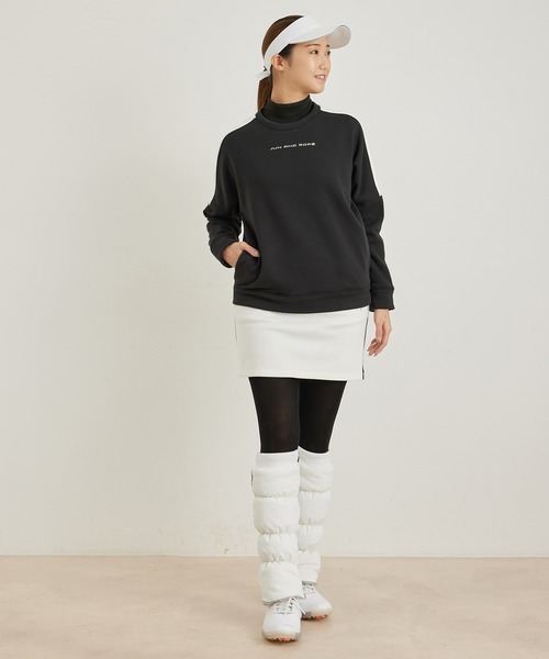 JUN&ROPE'(ジュンアンドロペ)の「【保温】シルキータッチ裏ボア配色プルオーバー(Tシャツ/カットソー・レディース・ブラック/ベージュ/ホワイト・M/L/S)」の10枚目の写真