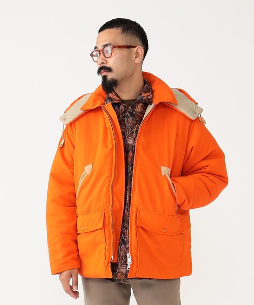 BEAMS PLUS（ビームスプラス）の「BEAMS PLUS /   ハンティング パフ ジャケット（ブルゾン・メンズ・グリーン/オレンジ/ベージュ・X-LARGE/MEDIUM/SMALL/LARGE）」の3枚目の写真