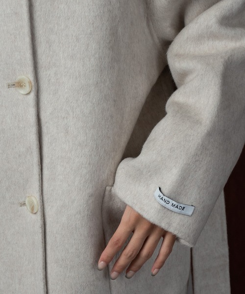 Amiur（エミレ）の「stand neck handmade coat / スタンドネック 