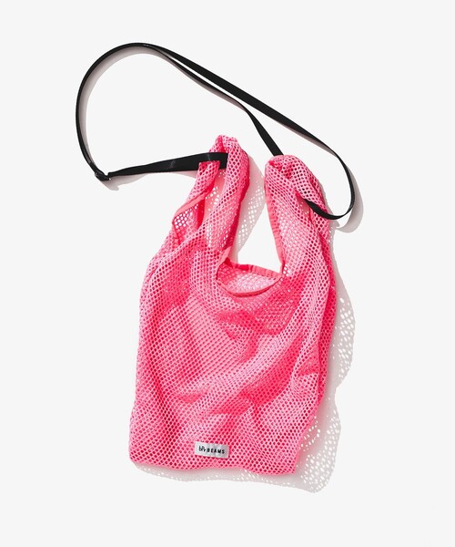 bpr BEAMS(ビーピーアール ビームス )の「bPr BEAMS / メッシュ ショッパー(ショルダーバッグ・メンズ・ブルー/ブラック/カーキ/ホワイト/ピンク/グリーン系その他5・ONE SIZE)」の22枚目の写真