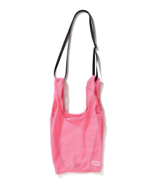 bpr BEAMS(ビーピーアール ビームス )の「bPr BEAMS / メッシュ ショッパー(ショルダーバッグ・メンズ・ブルー/ブラック/カーキ/ホワイト/ピンク/グリーン系その他5・ONE SIZE)」の21枚目の写真