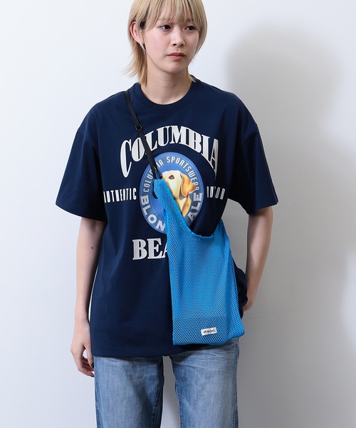 bpr BEAMS(ビーピーアール ビームス )の「bPr BEAMS / メッシュ ショッパー(ショルダーバッグ・メンズ・ブルー/ブラック/カーキ/ホワイト/ピンク/グリーン系その他5・ONE SIZE)」の5枚目の写真