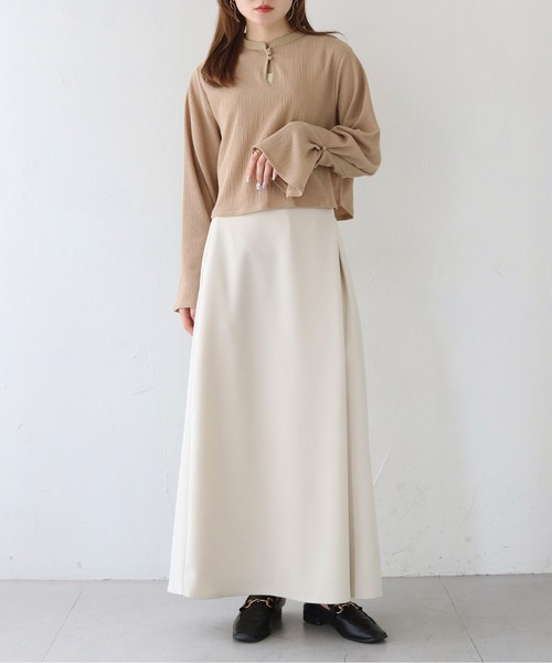 CLEIO(クレイオ)の「【CLEIO】袖フレア涙開きブラウス/SLEEVE FLARE TEARDROP BLOUSE/980-11624(シャツ/ブラウス・レディース・アイボリー/ベージュ・FREE)」の16枚目の写真