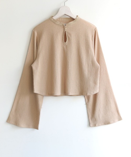 CLEIO(クレイオ)の「【CLEIO】袖フレア涙開きブラウス/SLEEVE FLARE TEARDROP BLOUSE/980-11624(シャツ/ブラウス・レディース・アイボリー/ベージュ・FREE)」の12枚目の写真