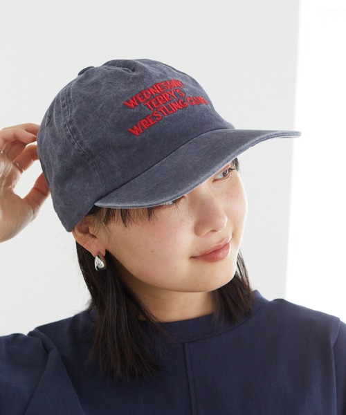 LAVEANGE（ラビアンジェ）の「ピグメントキャップ（キャップ・レディース・グリーン/ネイビー/ブラック/ベージュ/ボルドー・F）」の4枚目の写真