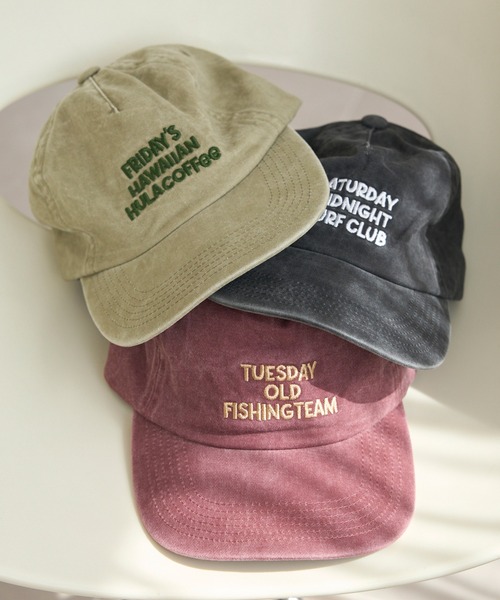 LAVEANGE（ラビアンジェ）の「ピグメントキャップ（キャップ・レディース・グリーン/ネイビー/ブラック/ベージュ/ボルドー・F）」の6枚目の写真