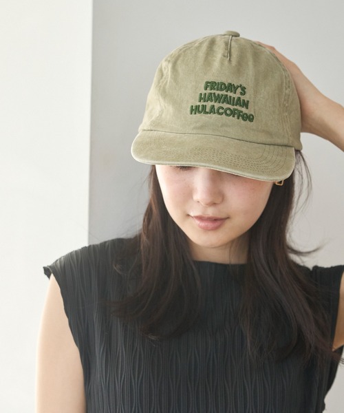 LAVEANGE（ラビアンジェ）の「ピグメントキャップ（キャップ・レディース・グリーン/ネイビー/ブラック/ベージュ/ボルドー・F）」の20枚目の写真