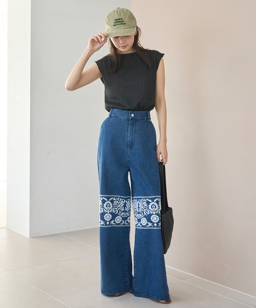 LAVEANGE（ラビアンジェ）の「ピグメントキャップ（キャップ・レディース・グリーン/ネイビー/ブラック/ベージュ/ボルドー・F）」の19枚目の写真