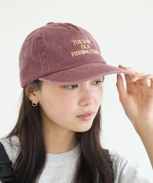 LAVEANGE（ラビアンジェ）の「ピグメントキャップ（キャップ・レディース・グリーン/ネイビー/ブラック/ベージュ/ボルドー・F）」の11枚目の写真