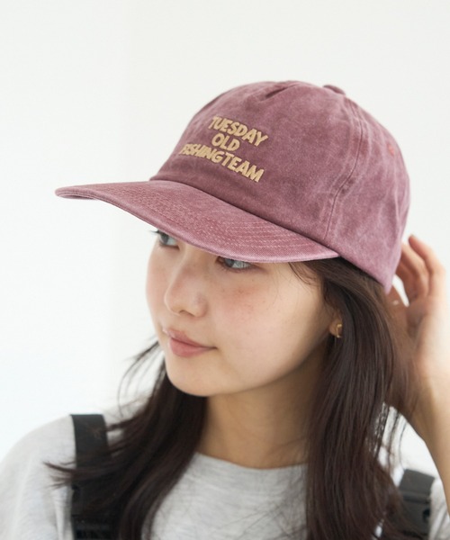 LAVEANGE（ラビアンジェ）の「ピグメントキャップ（キャップ・レディース・グリーン/ネイビー/ブラック/ベージュ/ボルドー・F）」の10枚目の写真