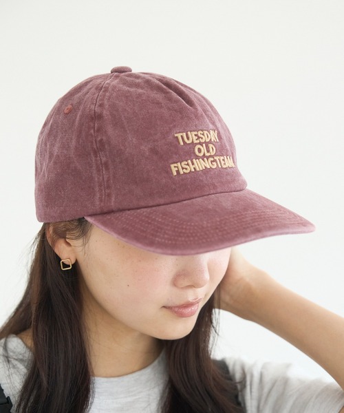 LAVEANGE（ラビアンジェ）の「ピグメントキャップ（キャップ・レディース・グリーン/ネイビー/ブラック/ベージュ/ボルドー・F）」の9枚目の写真