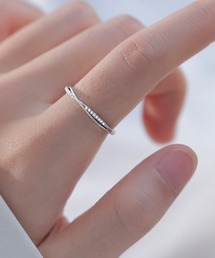 Coo+i（クーイ）の「クロスオープンスリムリング（リング）」