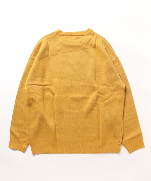 a machine 黄色　ニット　スウェット　24aw ディーゼル（DIESEL） K-WICHITA KNIT WEAR A04085 0WCAG