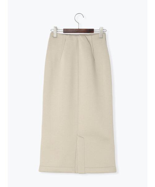 Te chichi（テチチ）の「ダンボールタイトロングスカート（セットアップ可）（スカート・レディース・ブラック/ベージュ・F）」の14枚目の写真