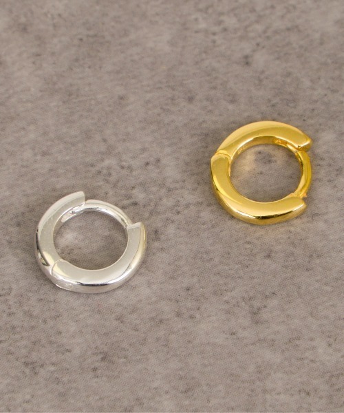 BRIE LEON（ブリーレオン）の「【BRIE LEON/ブリーレオン】フープピアス　ゴールド　シルバー（ピアス（両耳用）・レディース・ゴールド/シルバー・FREE）」の4枚目の写真