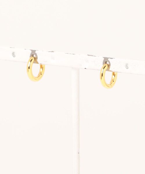 BRIE LEON（ブリーレオン）の「【BRIE LEON/ブリーレオン】フープピアス　ゴールド　シルバー（ピアス（両耳用）・レディース・ゴールド/シルバー・FREE）」の11枚目の写真