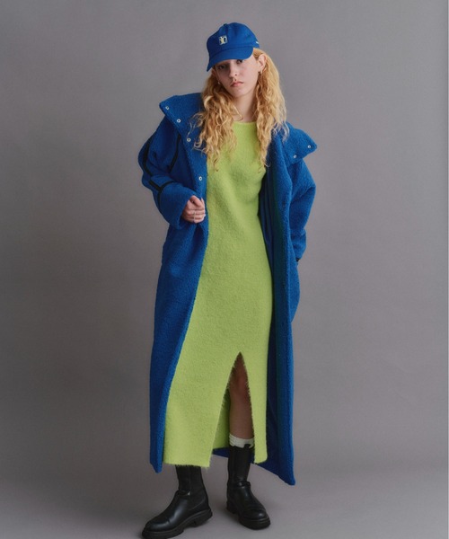 led.tokyo（レッドトウキョウ）の「【led.tokyo】2WAY KNIT SLIT OP（ワンピース・レディース・カーキ/グリーン・FREE）」の17枚目の写真