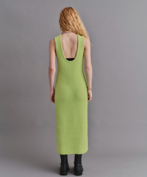 led.tokyo（レッドトウキョウ）の「【led.tokyo】2WAY KNIT SLIT OP（ワンピース・レディース・カーキ/グリーン・FREE）」の15枚目の写真