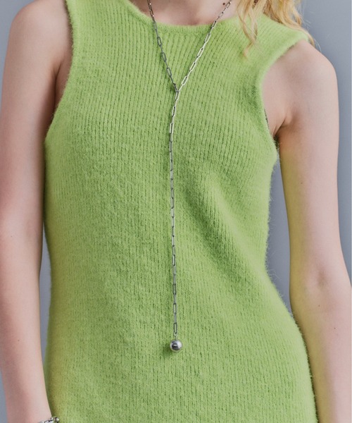 led.tokyo（レッドトウキョウ）の「【led.tokyo】2WAY KNIT SLIT OP（ワンピース・レディース・カーキ/グリーン・FREE）」の18枚目の写真