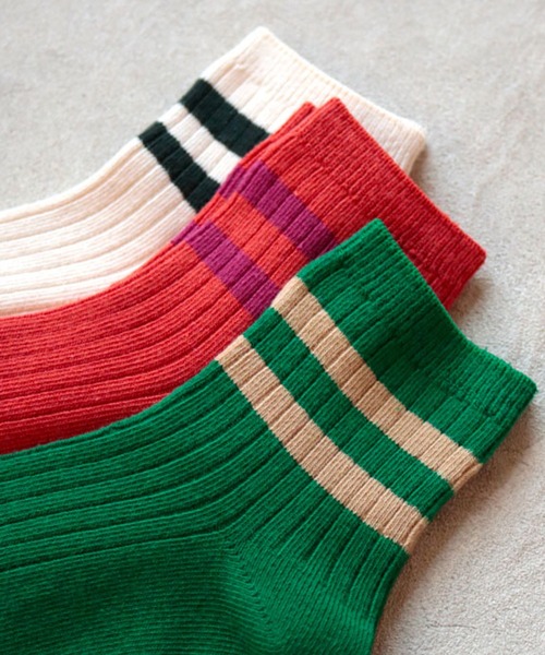 stample(スタンプル)の「ライン リブショートソックス 【3足セット】(ソックス/靴下・キッズ・A/B・M/L/LL)」の5枚目の写真